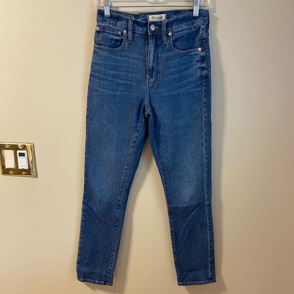 Madewell High Rise Slim Boy Jean - Picture 5 of 7